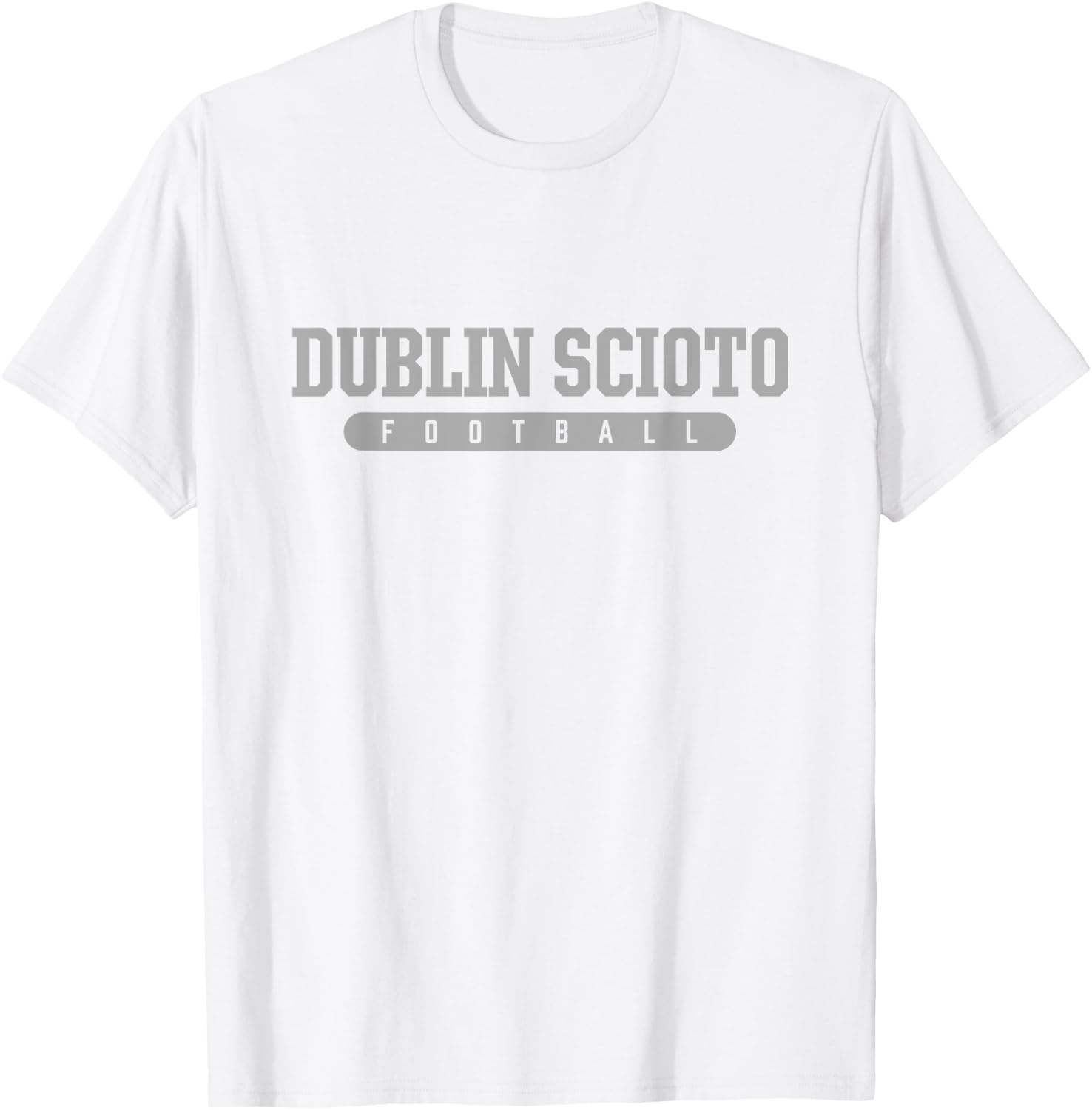 Dublin Scioto High School Football T-Shirt - T-Shirt | White