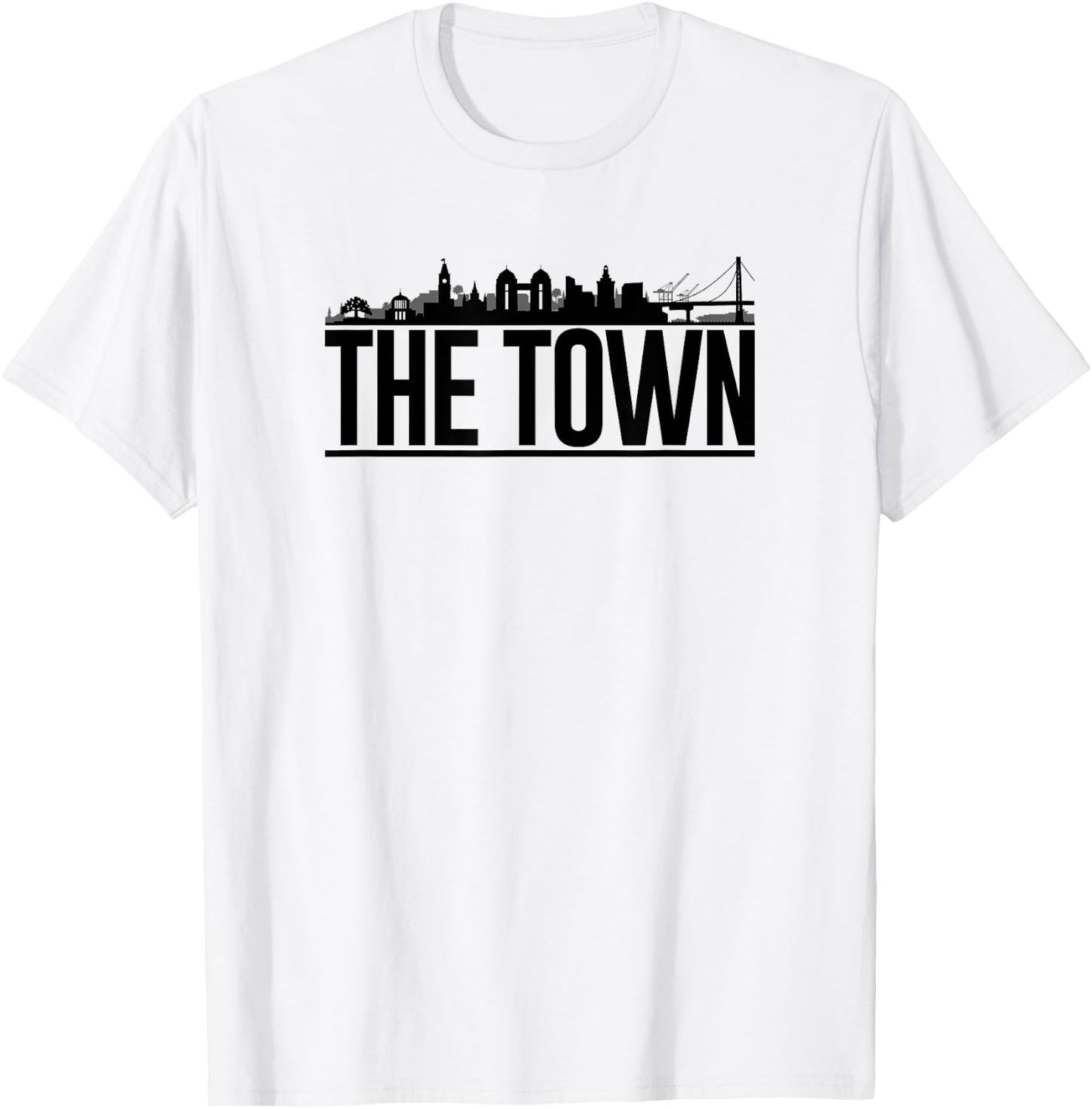Oakland Shirt - The Town Skyline T-Shirt - T-Shirt | White
