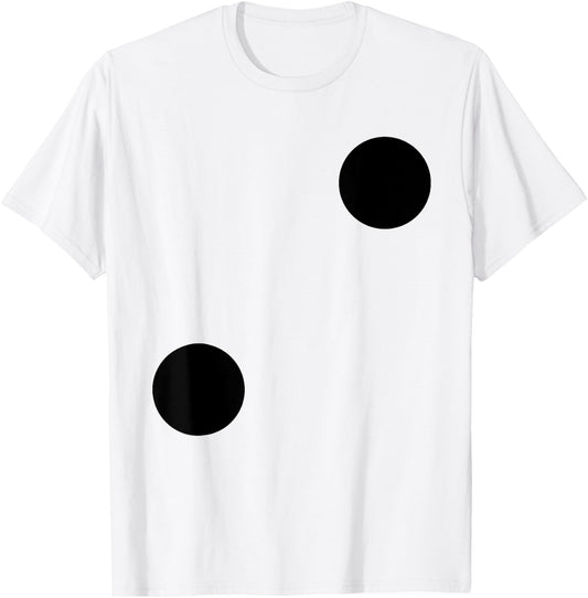 Human Dice Number 2 Group Matching Halloween Costume Family T-Shirt - T-Shirt | White