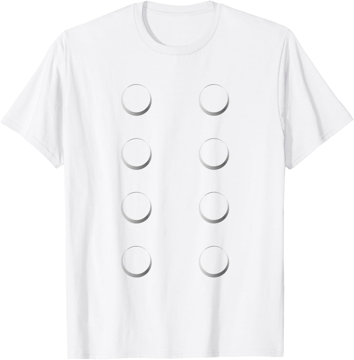 Toy Building Block Brick Halloween Costume Shirt T-Shirt - T-Shirt | White