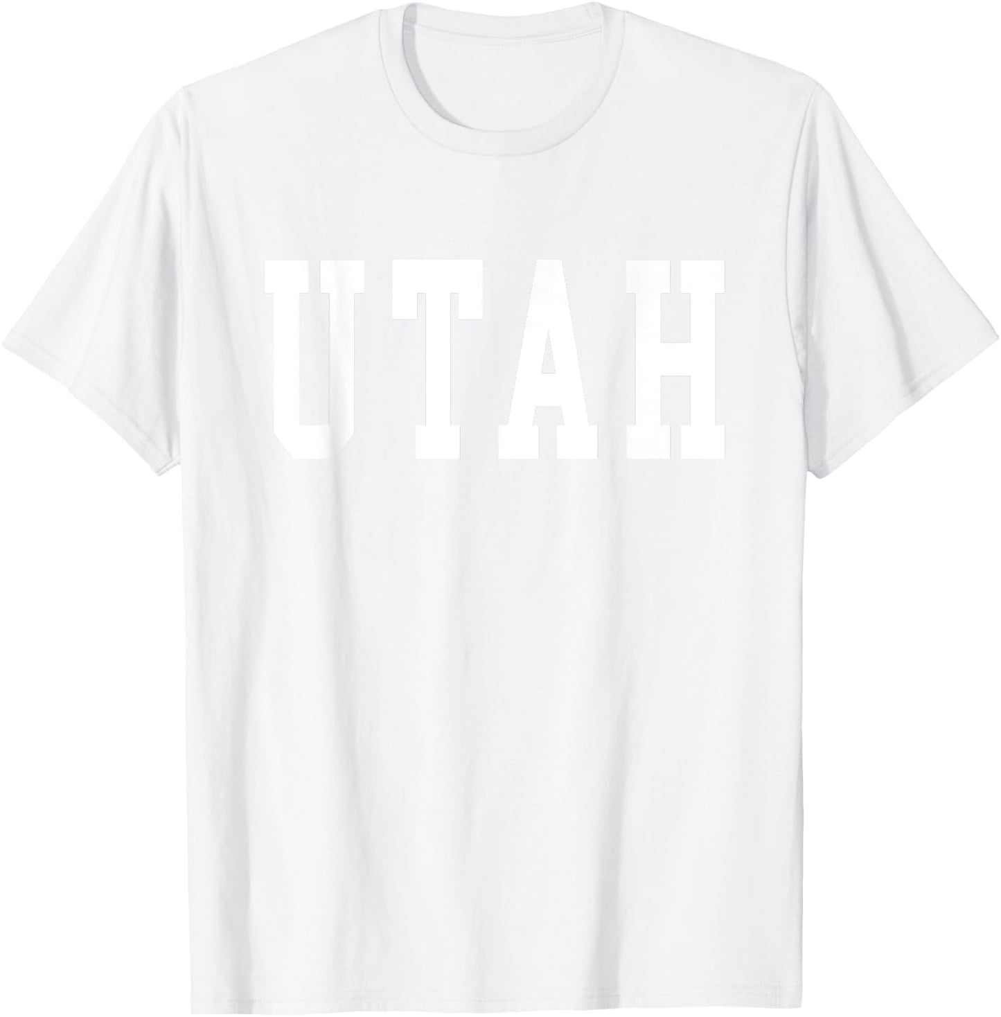 Vintage Utah Men Utah Women Retro UT Red Utah State Gift T-Shirt - T-Shirt | White