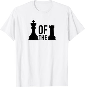 Funny King of the Castle Chess Piece Master Shirt Gift T-Shirt - T-Shirt | White