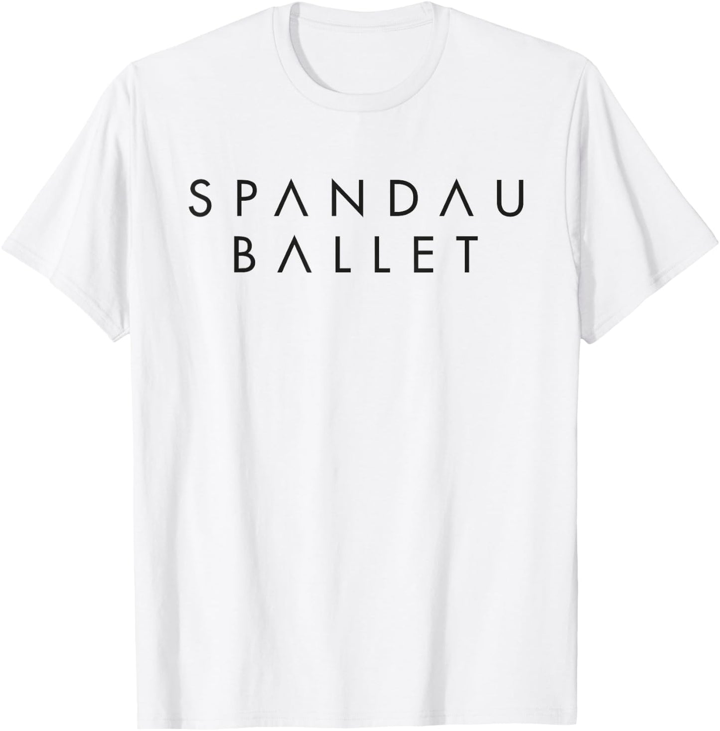 Spandau Ballet Official Black Logo T-Shirt - T-Shirt | White