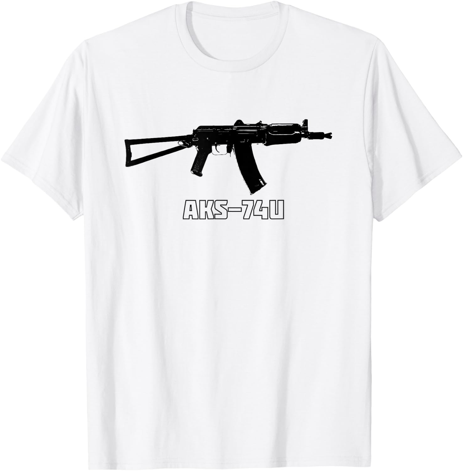 AKS-74U Krinkov Hemd Krinkov AK-47 AK-74 Krink T-Shirt - T-Shirt | White