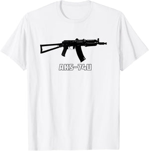 AKS-74U Krinkov Hemd Krinkov AK-47 AK-74 Krink T-Shirt - T-Shirt | White