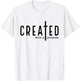 Created with a Purpose Jesus God Christian Faith Easter Day T-Shirt - T-Shirt | White