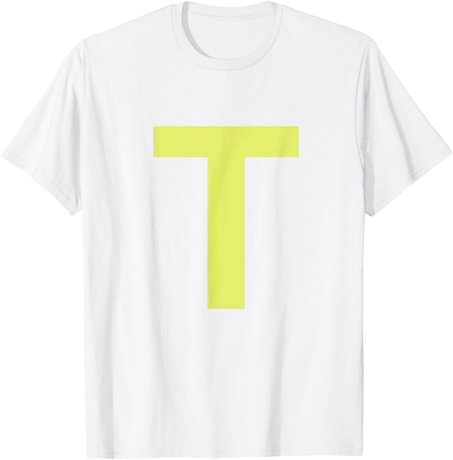 Chipmunk Halloween Carnival Group Costume Letter T Shirt T-Shirt - T-Shirt | White