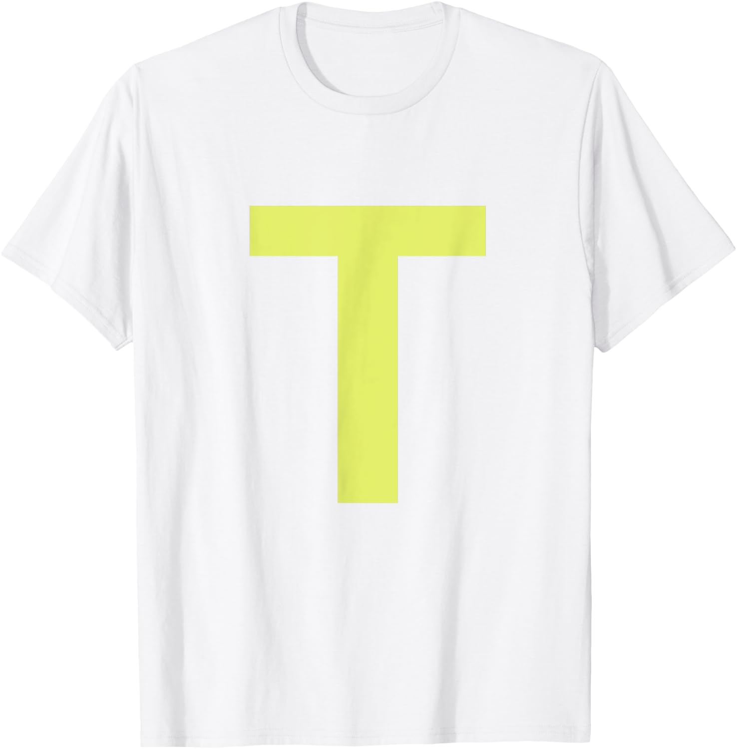 Chipmunk Halloween Carnival Group Costume Letter T Shirt T-Shirt - T-Shirt | White