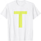 Chipmunk Halloween Carnival Group Costume Letter T Shirt T-Shirt - T-Shirt | White