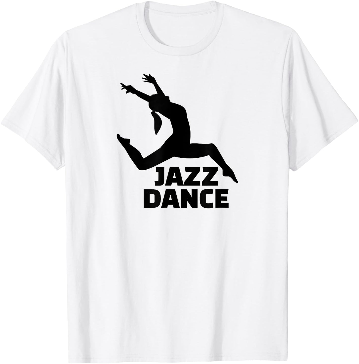 Jazz Dance – Leaping Dancer T-Shirt - T-Shirt | White