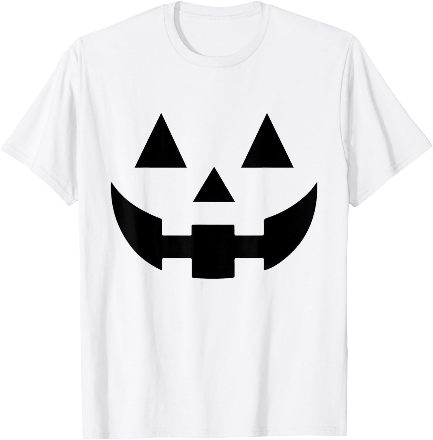 Vintage Pumpkin Face Jackolantern Jack O Lantern Halloween T-Shirt - T-Shirt | White
