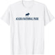 Acadia National Park Moose Maine Kids Hiking T-Shirt - T-Shirt | White