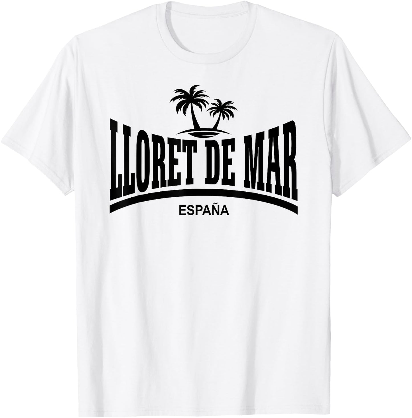 Lloret De Mar - Espana + Palmiers T-Shirt - T-Shirt | White