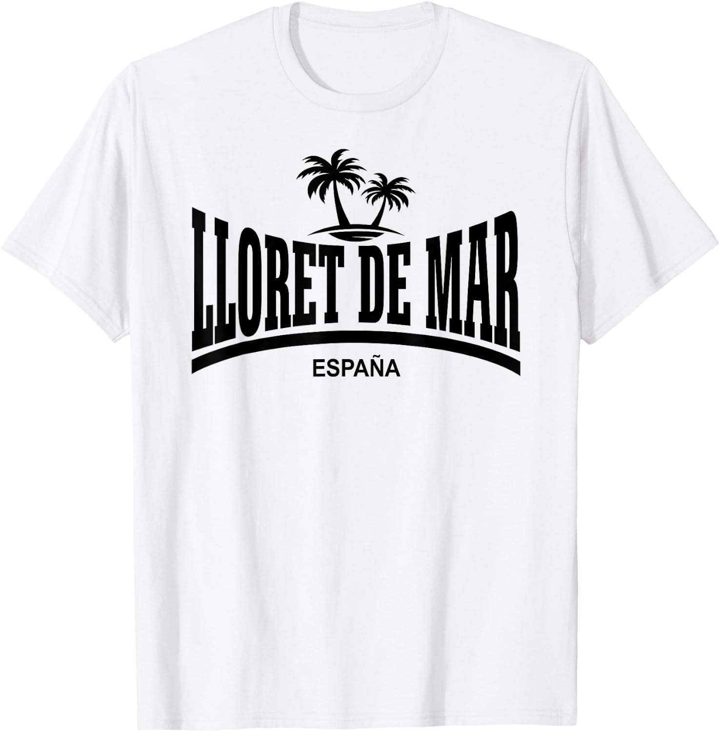 Lloret De Mar - Espana + Palmiers T-Shirt - T-Shirt | White