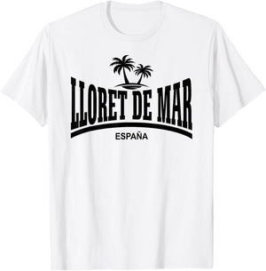 Lloret De Mar - Espana + Palmiers T-Shirt - T-Shirt | White