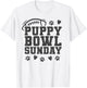 Puppy Bowl Sunday Super Football Game Party Dogs Dog Lover Men Women Girls Kids T-Shirt - T-Shirt | White