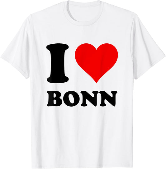 Ich Liebe Bonn T-Shirt - T-Shirt | White