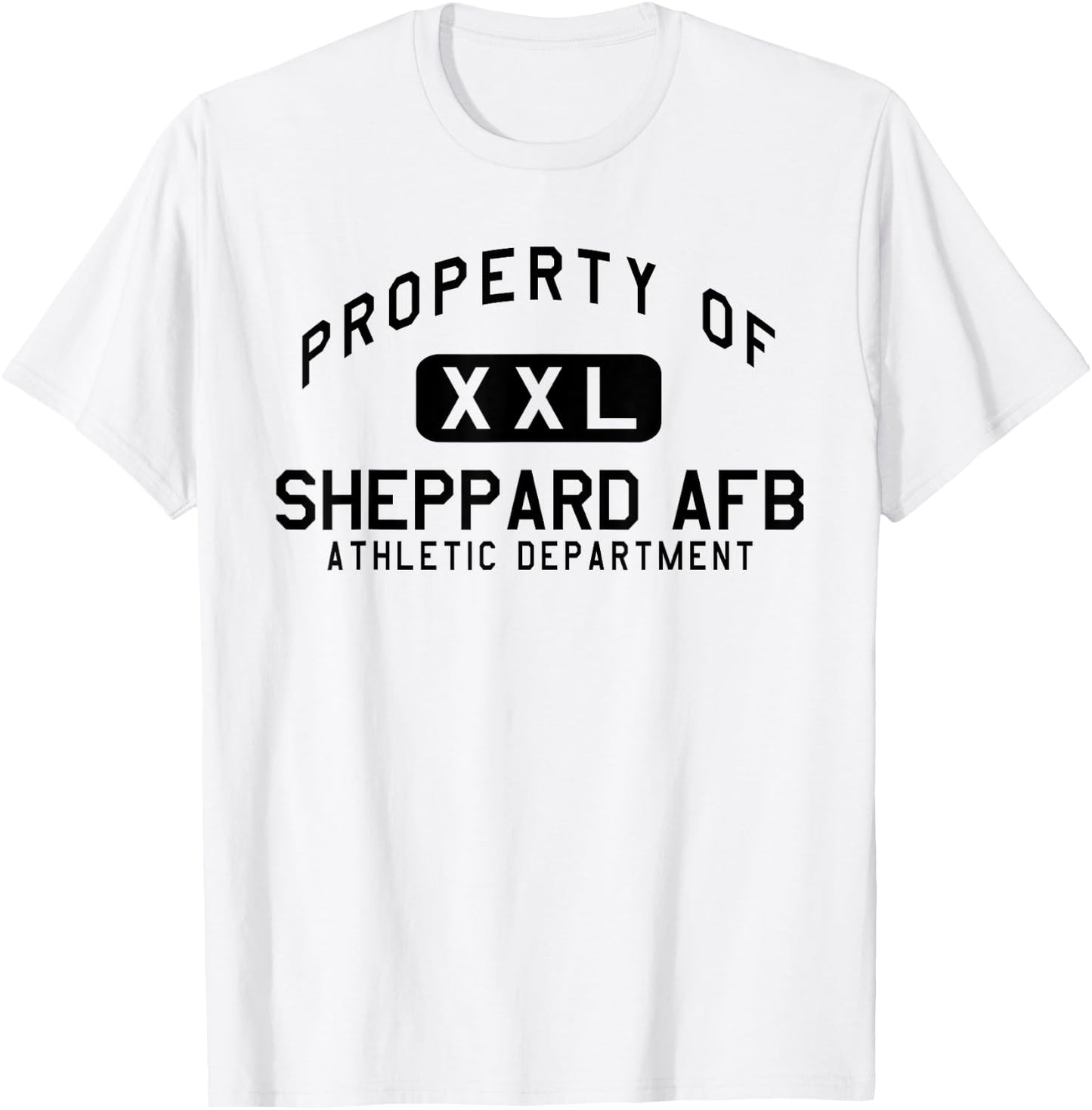 Property of Sheppard AFB Athletic Department T-Shirt - T-Shirt | White