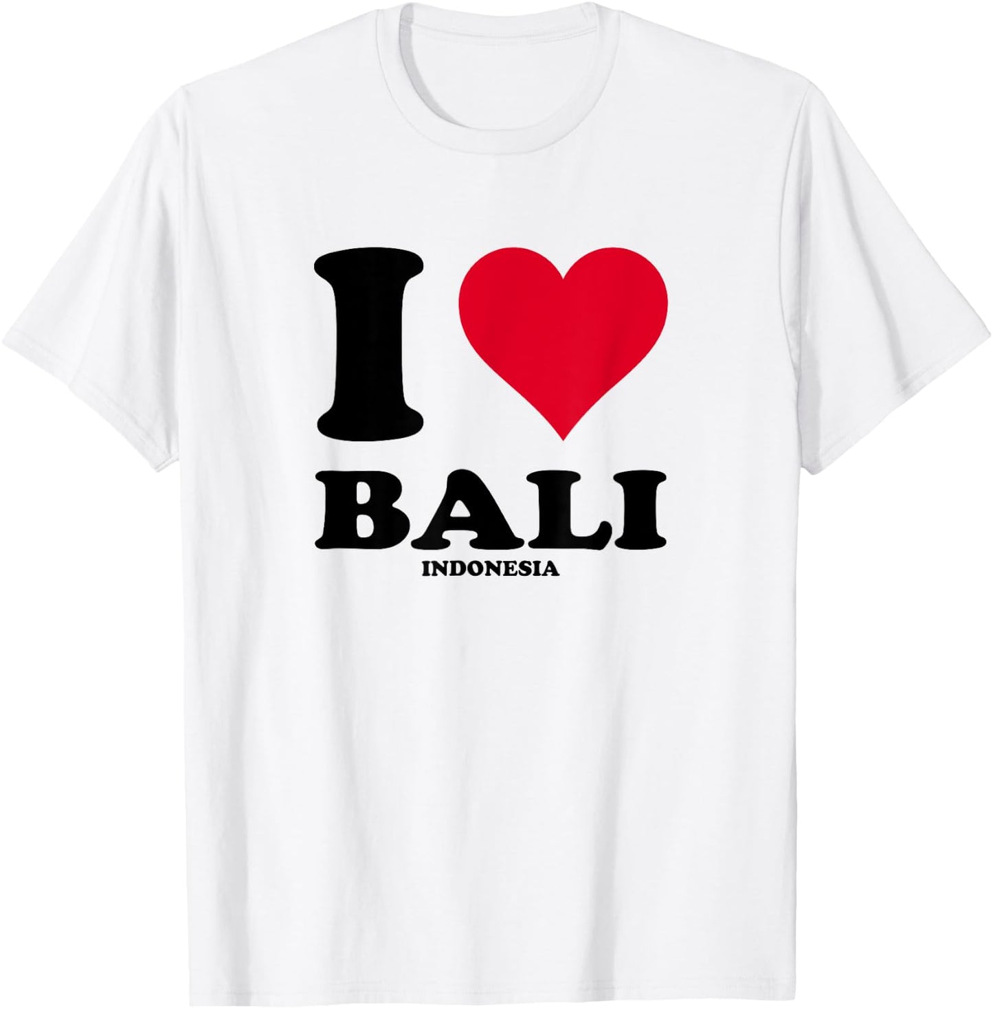 I Love Bali , white, S T-Shirt - T-Shirt | White