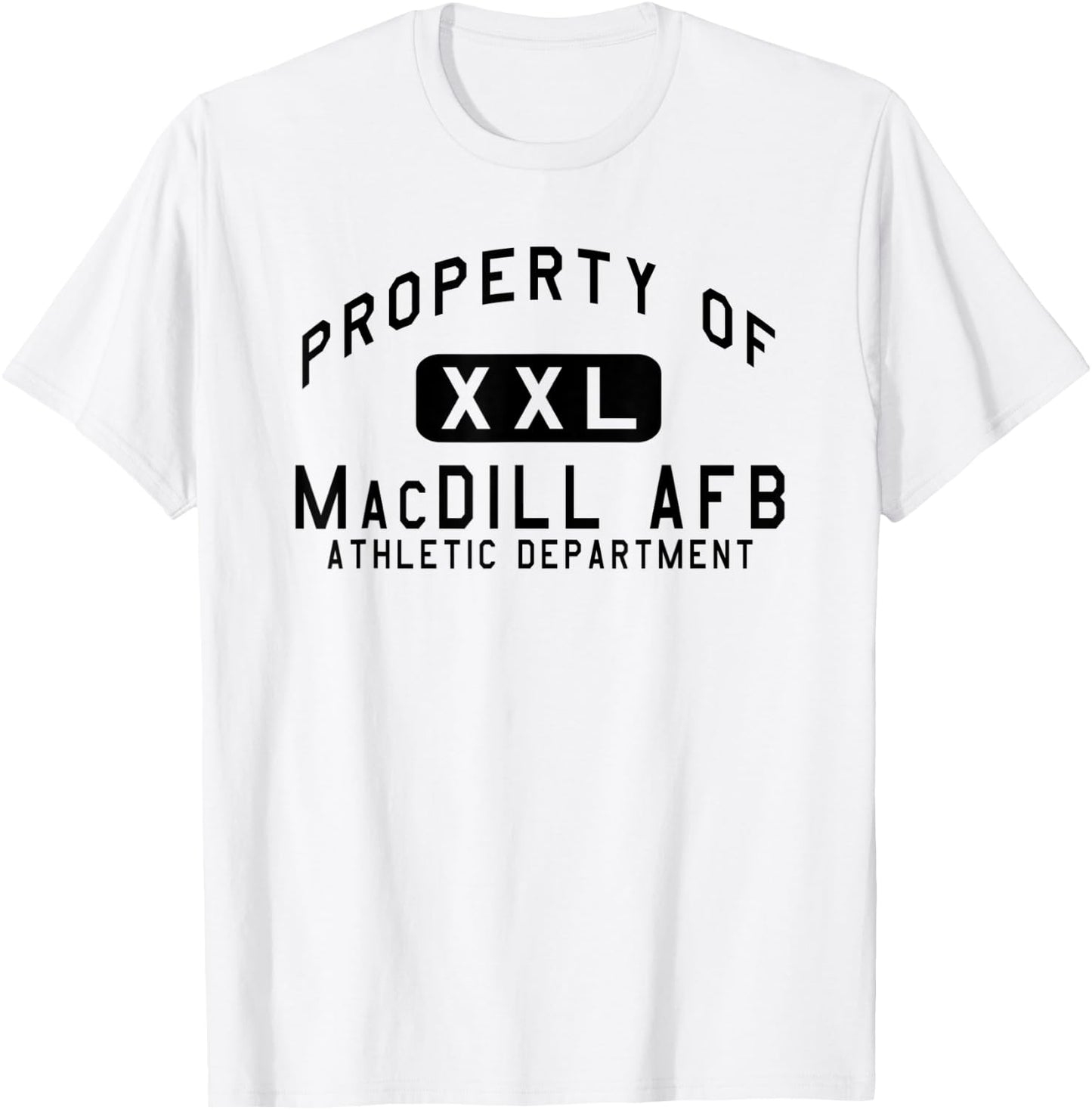 Property of MacDill AFB Athletic Department T-Shirt - T-Shirt | White