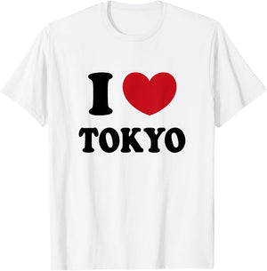 I Love Tokyo , white, S T-Shirt - T-Shirt | White