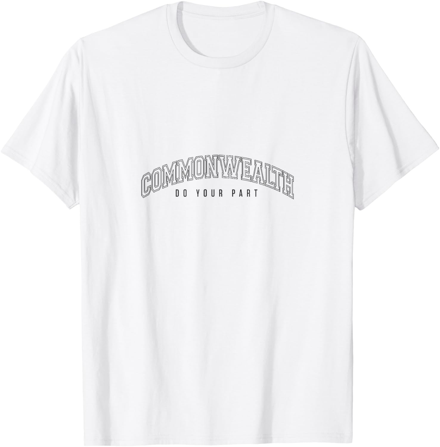 Das Walking Dead Commonwealth Collegiate T-Shirt - T-Shirt | White