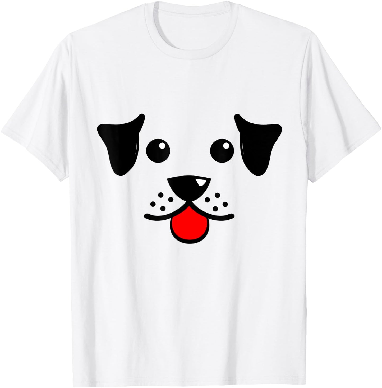 Cute Puppy Dog Face For Dog And Puppy Lovers Men Women Kids T-Shirt - T-Shirt | White