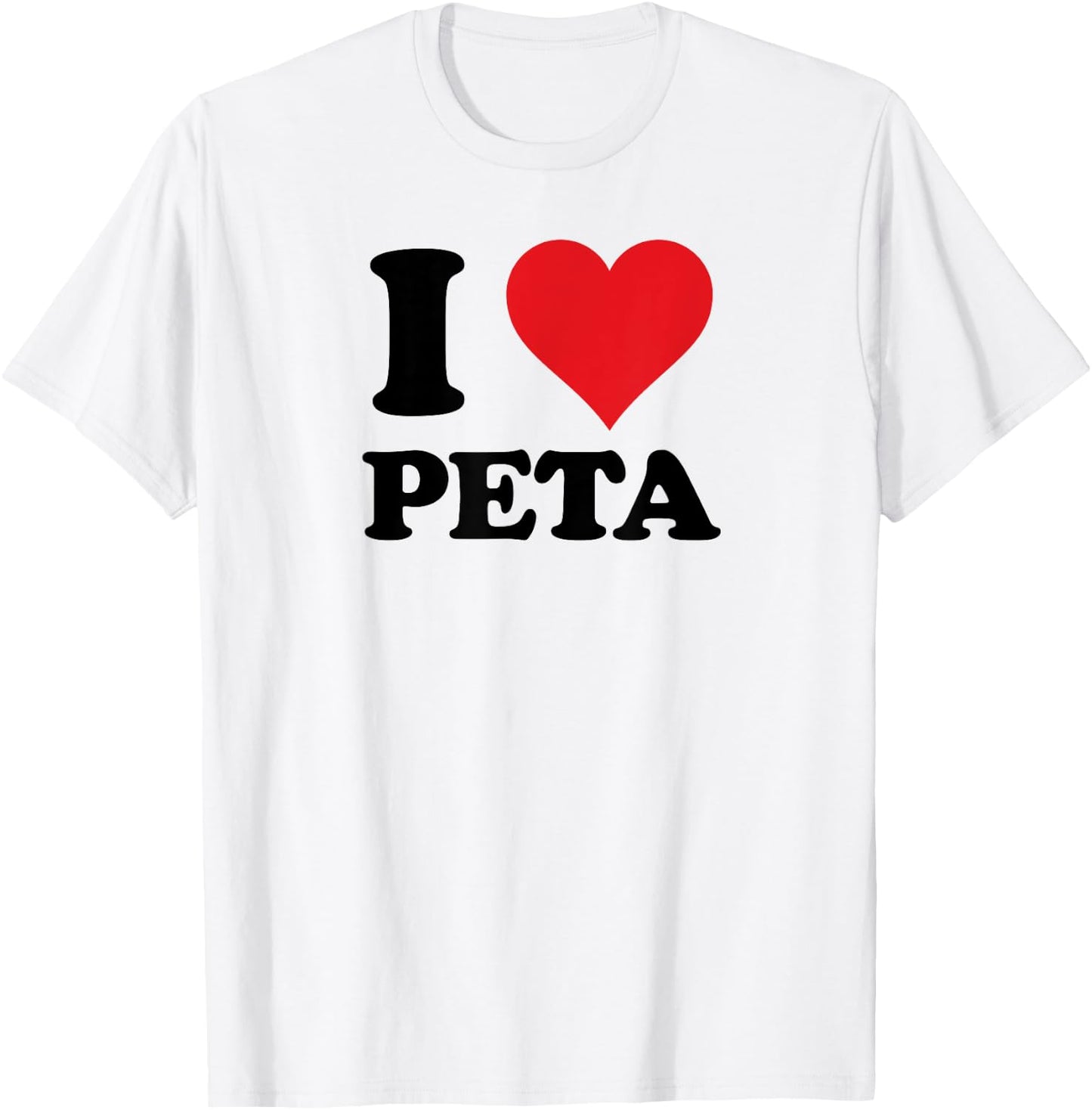 I Heart Peta First Name I Love Custom Stuff T-Shirt - T-Shirt | White