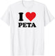 I Heart Peta First Name I Love Custom Stuff T-Shirt - T-Shirt | White