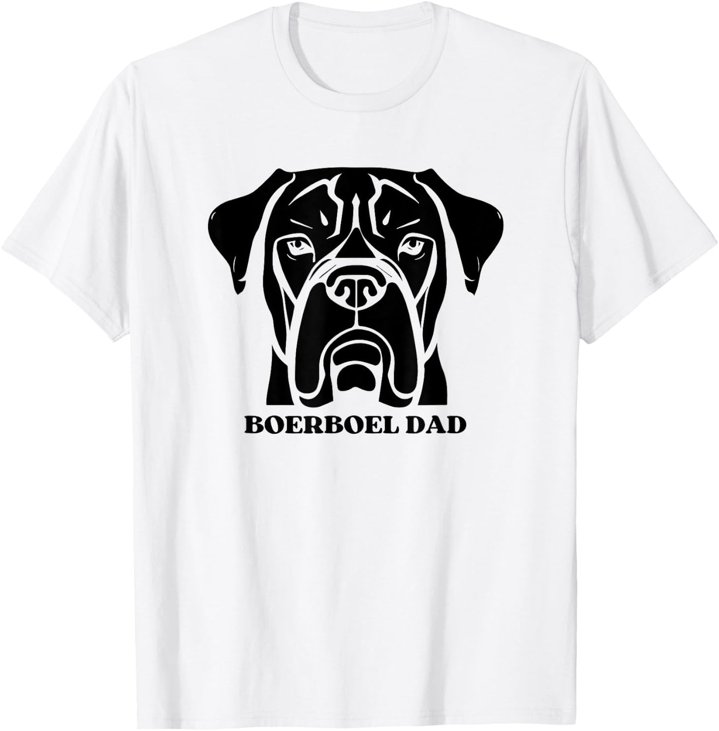 Boerboel Dad Dog Lovers T-Shirt - T-Shirt | White