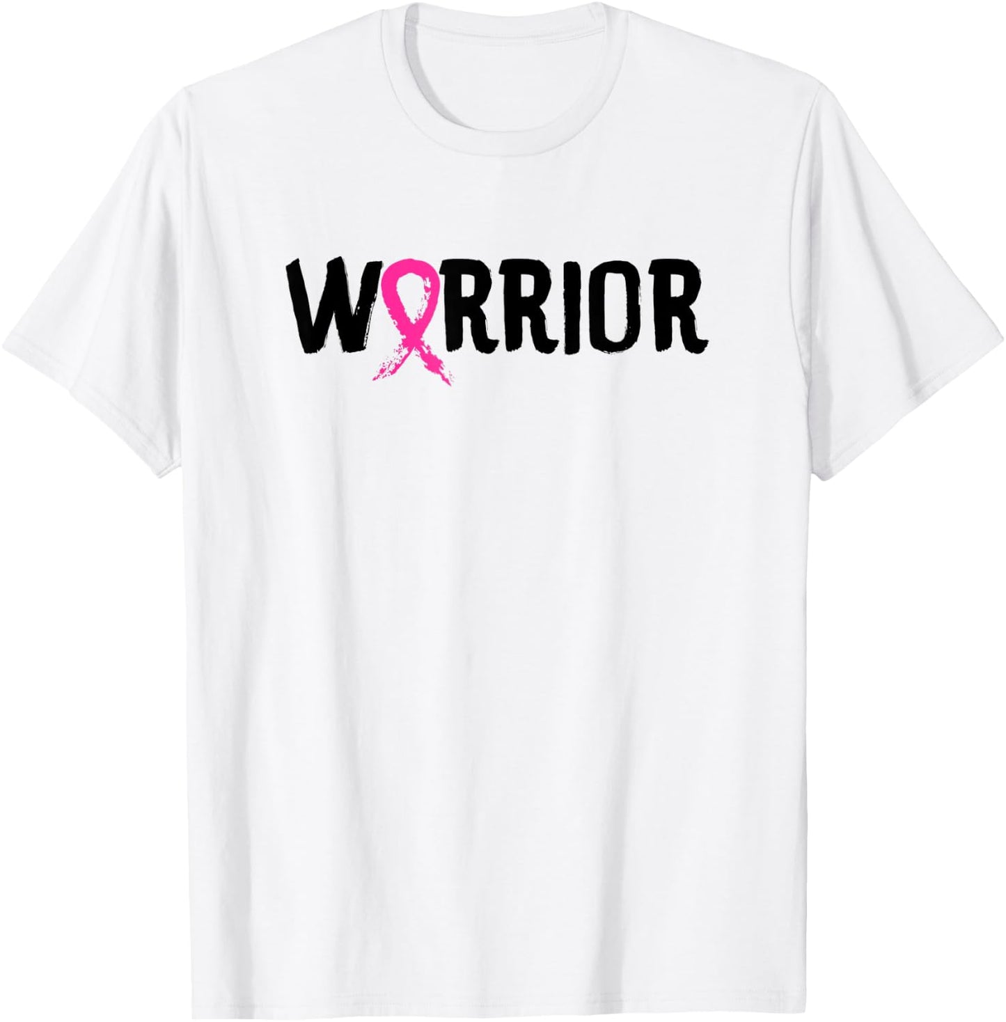 Warrior - Breast Cancer Awareness Shirt Gift T-Shirt - T-Shirt | White
