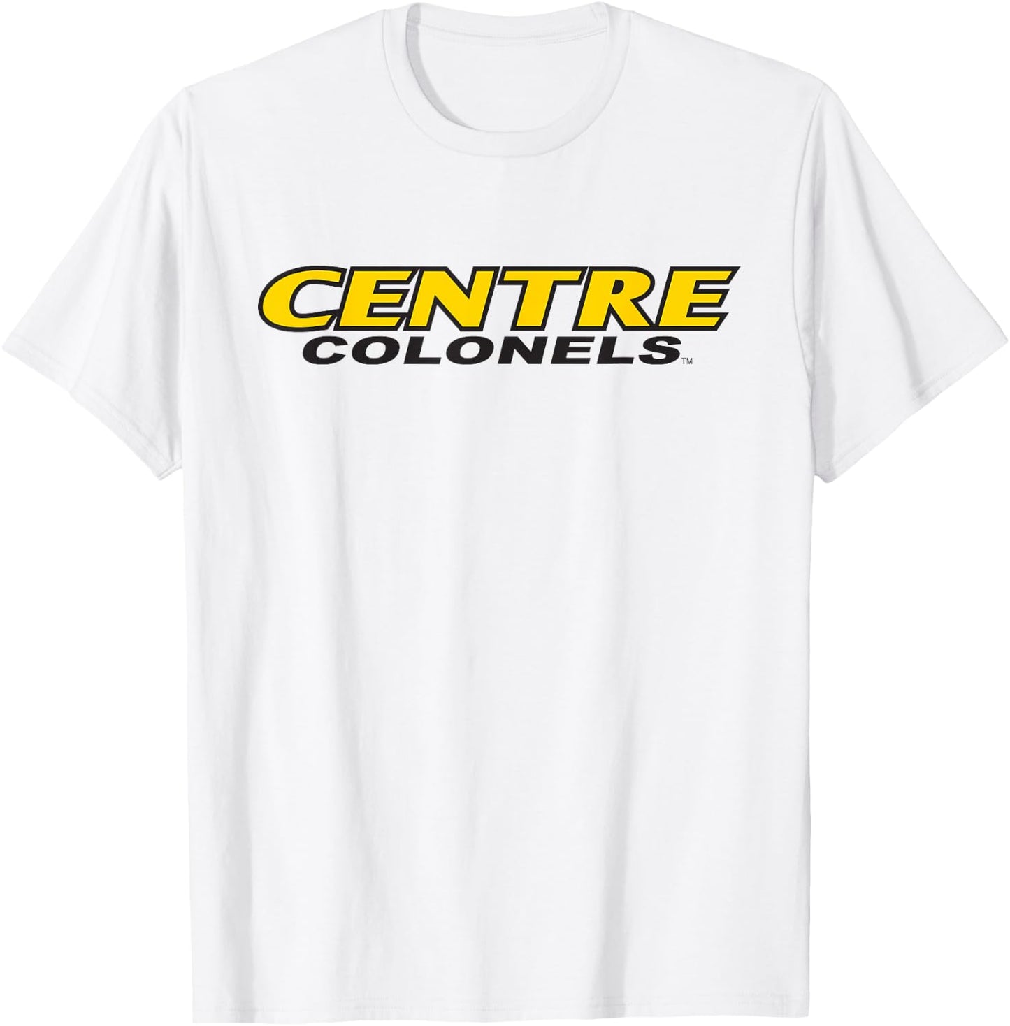 Centre College Colonels Text Logo T-Shirt - T-Shirt | White