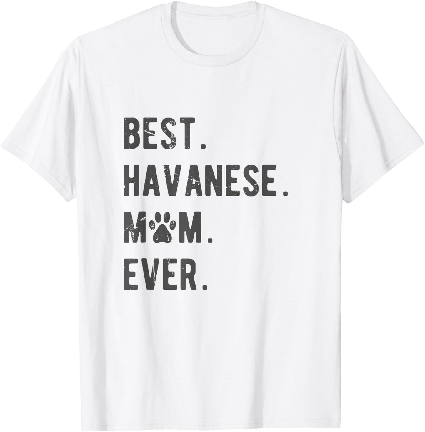 Best Havanese Mom Ever - Funny Havanese Dog Lover Gift Women T-Shirt - T-Shirt | White