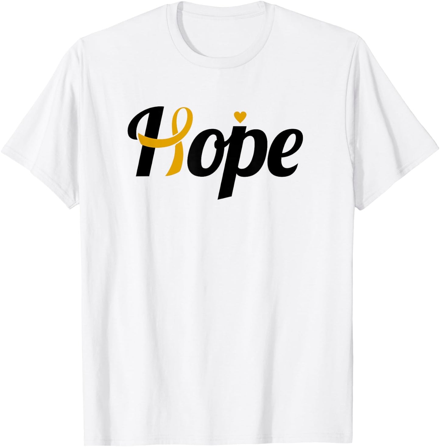 Hope - Childhood Cancer Support Shirt For Childhood Cancer T-Shirt - T-Shirt | White