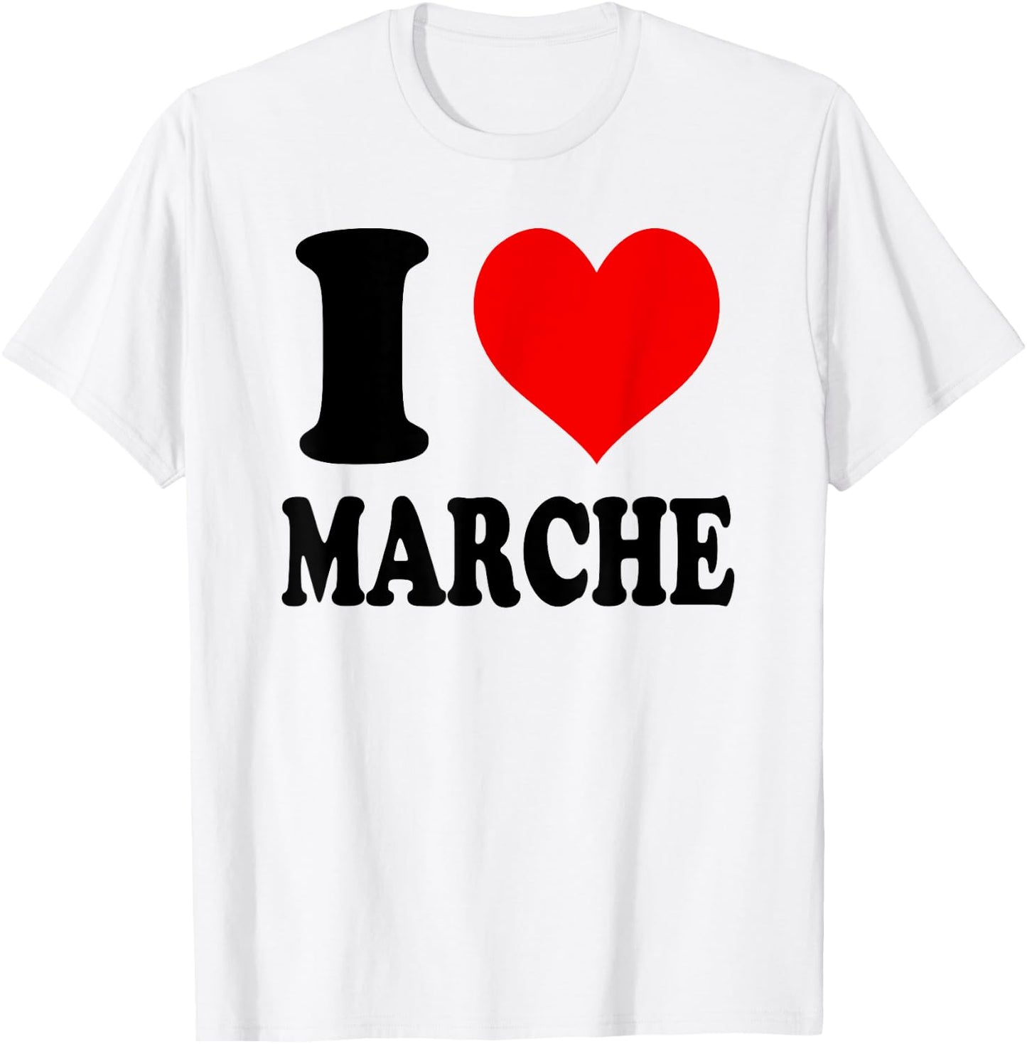 I Love Marche Italie T-Shirt - T-Shirt | White