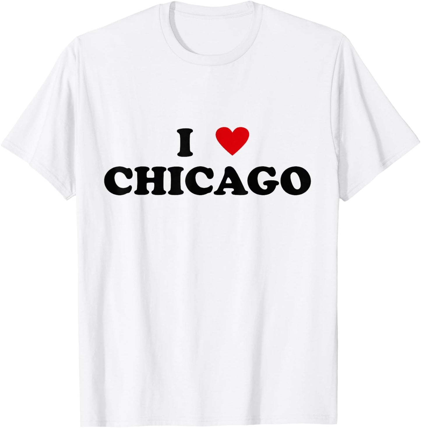 I Heart USA City - I Love Chicago T-Shirt - T-Shirt | White