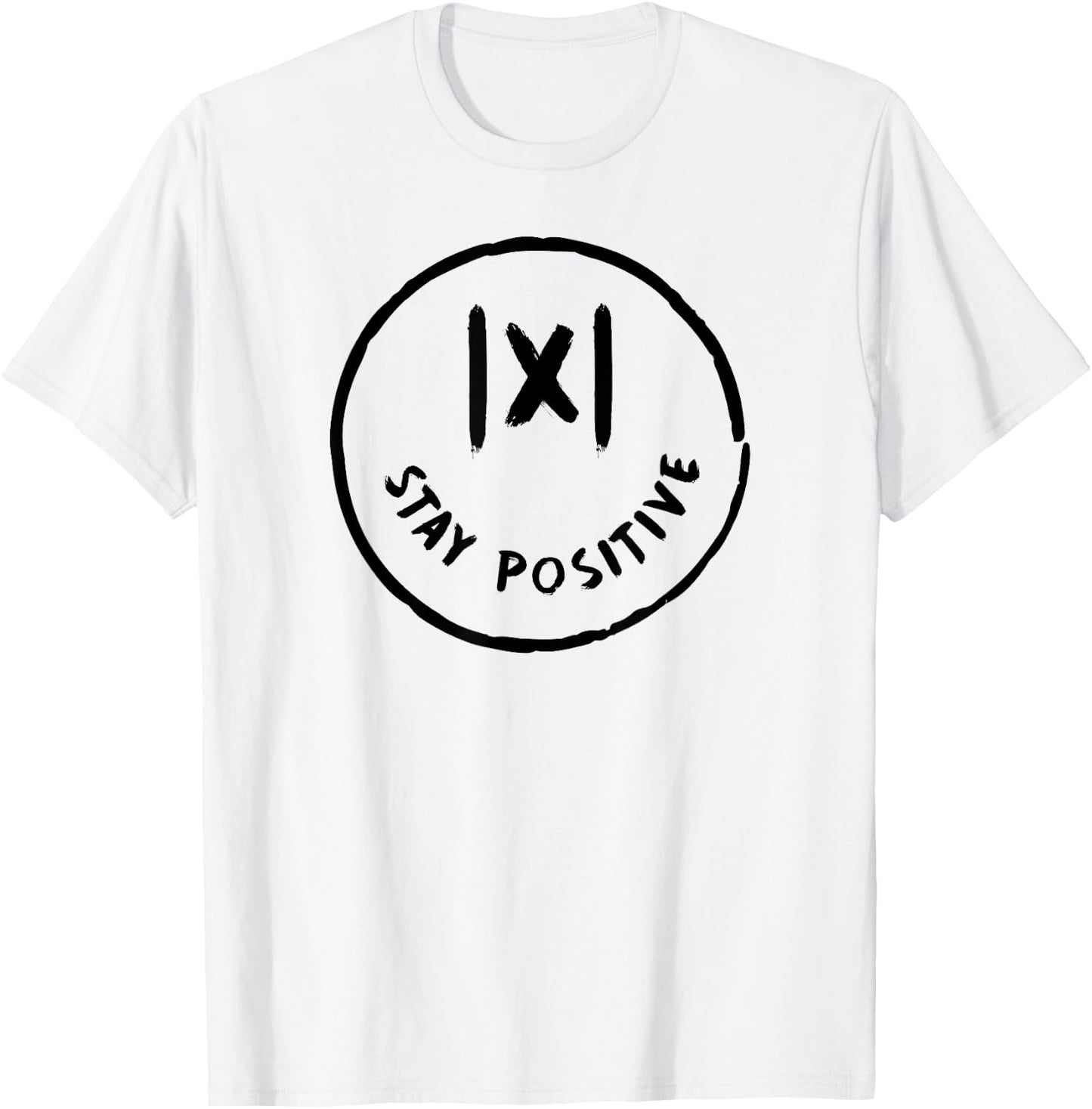 Math Positive X Funny Math T-Shirt - T-Shirt | White