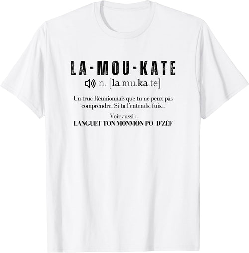 Funny The Mukate Lover Reunion Island 974 , white, S