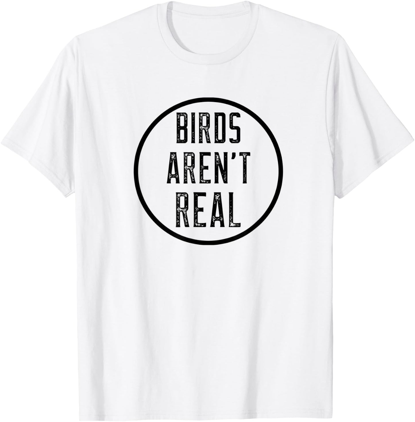 Birds Aren't Real Conspiracy Gen Z Design T-Shirt - T-Shirt | White