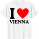 I Love Vienna - Ich liebe Wien T-Shirt - T-Shirt | White
