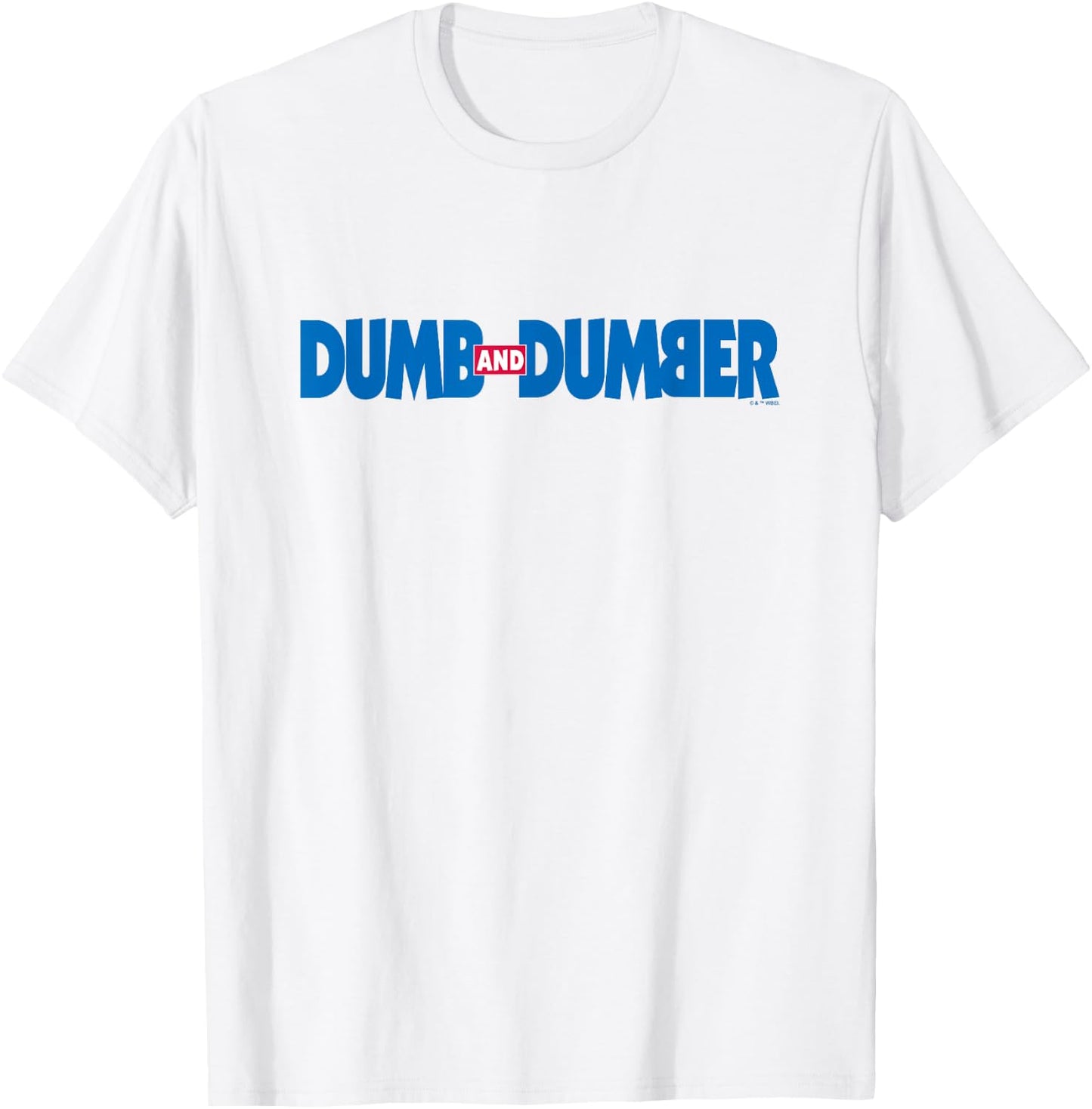 Dumb and Dumber Classic Movie Logo T-Shirt - T-Shirt | White