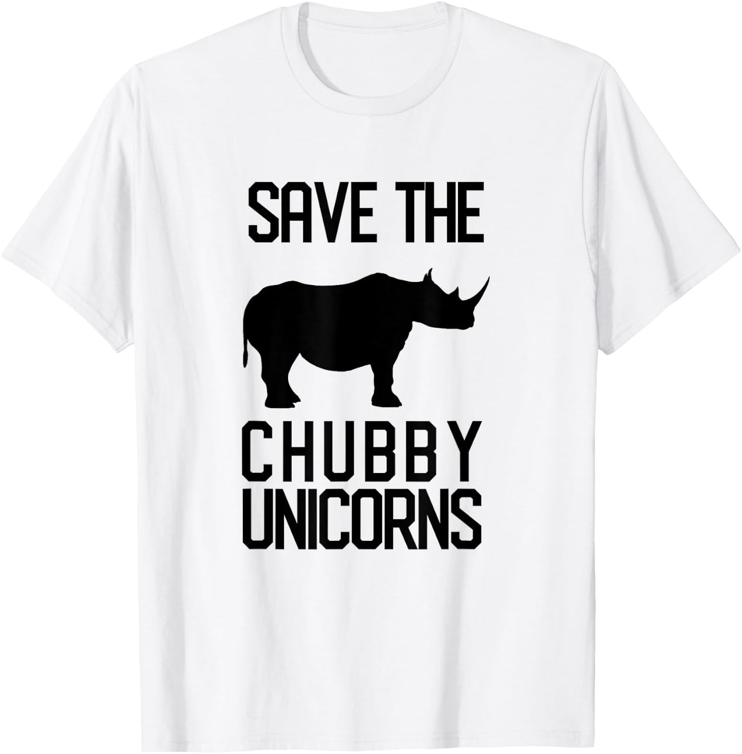 Save The Chubby Unicorns for Kids and Youth T-Shirt - T-Shirt | White