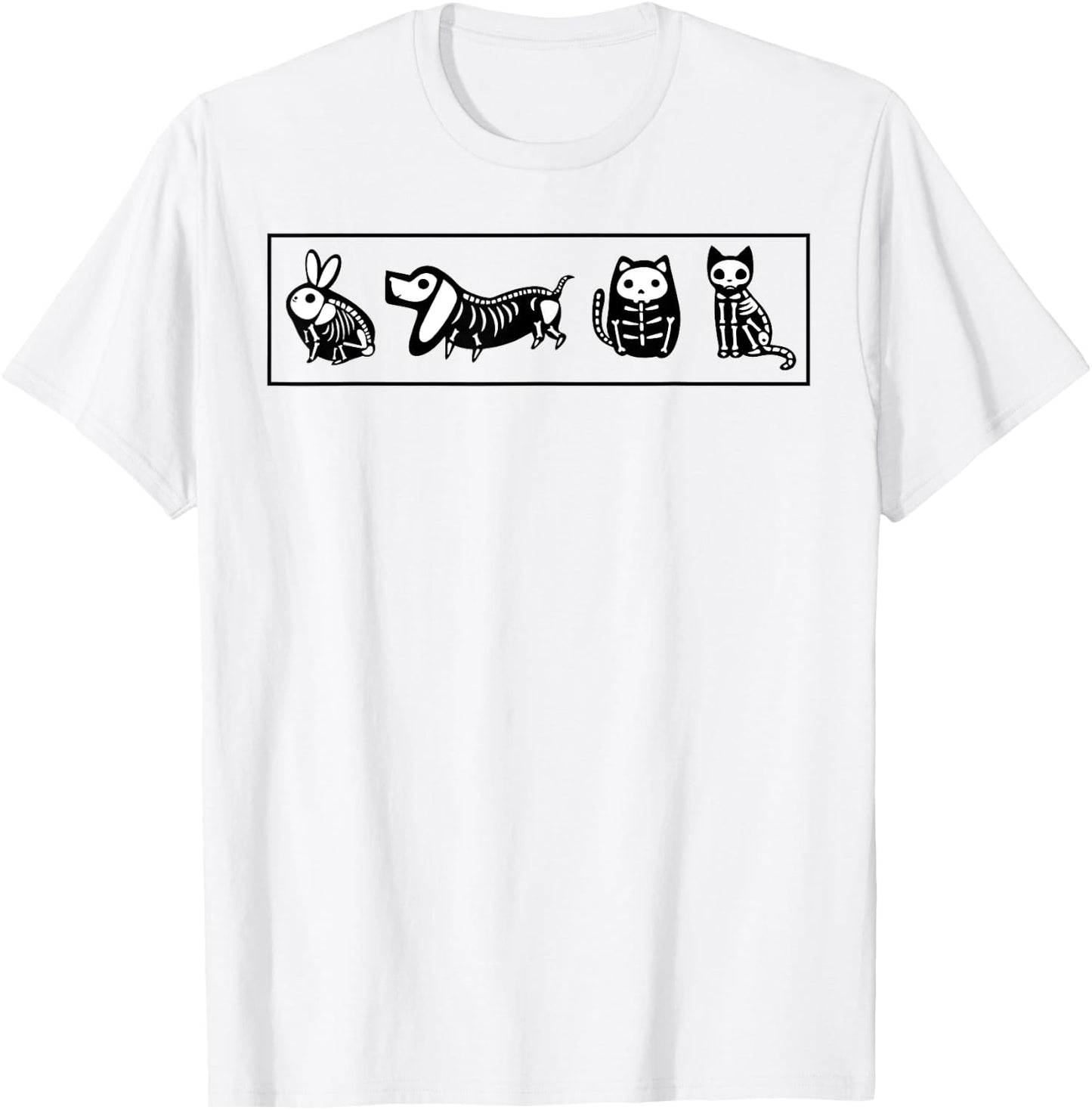 Funny X-ray Vet Tech Animal Rad Tech Apparel Veterinary T-Shirt - T-Shirt | White