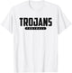 Green Sea Floyds Trojans Football T-Shirt - T-Shirt | White