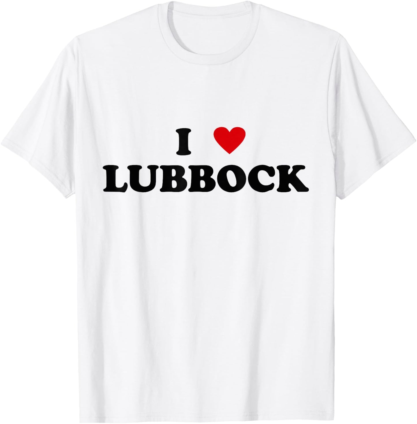 I Heart USA City - I Love Lubbock T-Shirt - T-Shirt | White