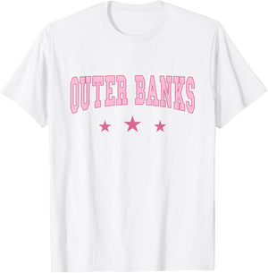 Outer Banks - North Carolina - Preppy Varsity - Classic , white, S T-Shirt - T-Shirt | White
