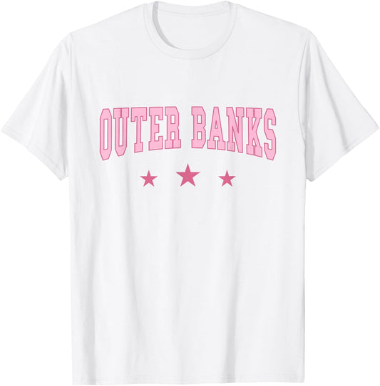 Outer Banks - North Carolina - Preppy Varsity - Classic , white, S T-Shirt - T-Shirt | White