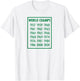 18-Time World Champions - Boston Basketball T-Shirt - T-Shirt | White