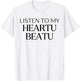 Listen To My Heartu Beatu Changbin Meme Karaoke Binnie , Black, S T-Shirt - T-Shirt | White