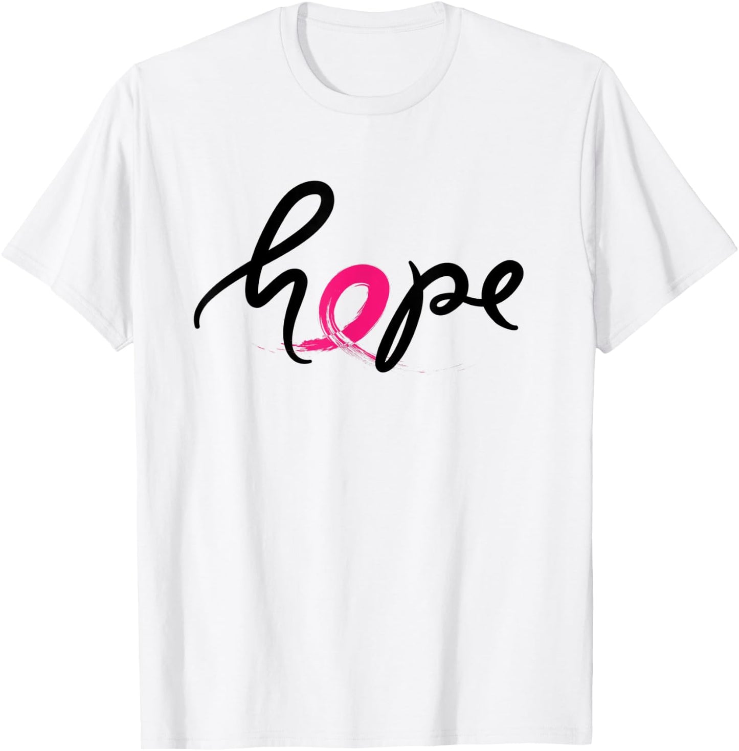 In october we wear pink making strides against breast cancer T-Shirt - T-Shirt | White
